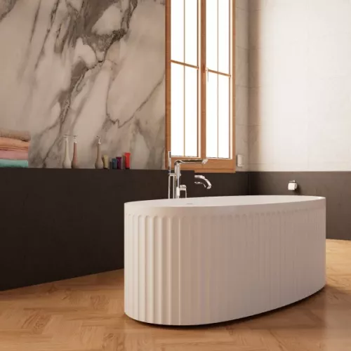 Отдельностоящая ванна Frank F7001 White  170х80, изображение 3