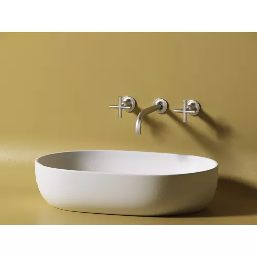 Умывальник чаша Ceramica Nova накладная овальная (цвет Белый Матовый) Element 600*415*135мм, Выбрать цвет: Белый матовый, изображение 4