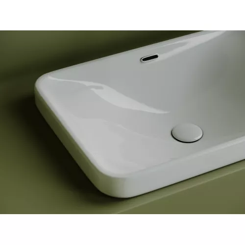 Ceramica Nova Умывальник прямоугольный встраиваемый сверху в столешницу Element 605*415*185мм, изображение 4