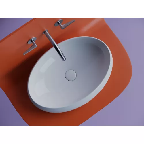 Ceramica Nova Умывальник чаша накладная овальная Element 560*390*150мм, изображение 4