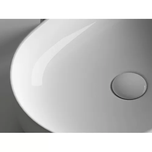 Умывальник чаша Ceramica Nova накладная овальная Element 600*415*135мм, Выбрать цвет: Белый, изображение 5