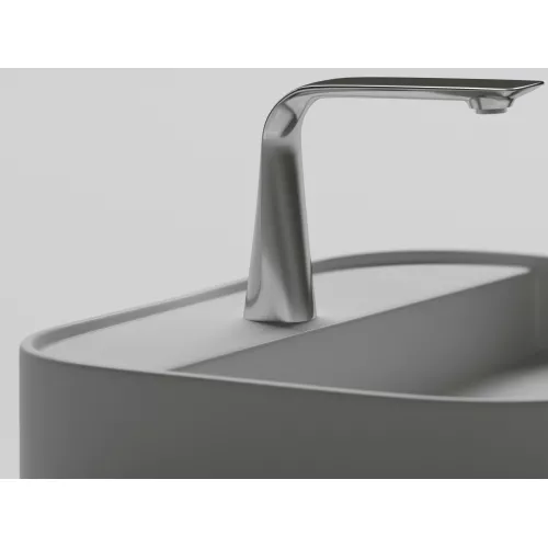 Умывальник чаша Ceramica Nova накладная прямоугольная Element 550*450*110мм, изображение 5