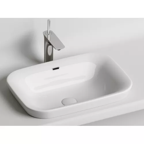 Умывальник Ceramica Nova прямоугольный встраиваемый сверху в столешницу Element 580*400*150мм, изображение 5