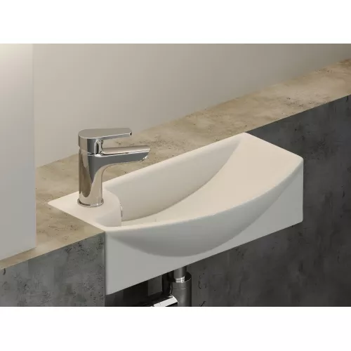 Умывальник Ceramica Nova подвесной прямоугольный с крепежом L/R Element 455*220*130мм, Ориентация: правая, изображение 5