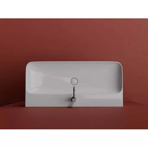 Ceramica Nova Умывальник AURA с 1 отверстием для смесителя, без перелива 1000*470*135мм, Ширина , в см: 100, изображение 4