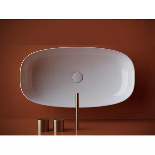 Ceramica Nova Умывальник чаша накладная овальная Element 700*375*140мм, изображение 3