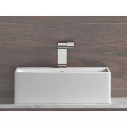 Умывальник чаша Ceramica Nova накладная прямоугольная Element 500*410*160мм, Ширина , в см: 50, изображение 5