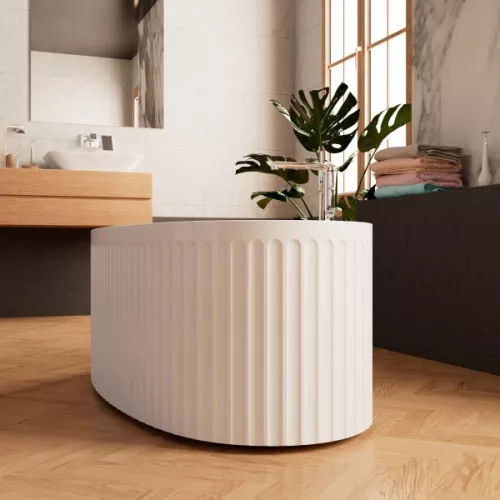 Отдельностоящая ванна Frank F7001 White  170х80, изображение 4