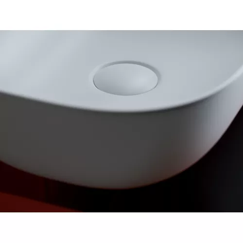 Умывальник чаша Ceramica Nova накладная (Белый Матовый) Element 455*325*135мм, Выбрать цвет: Белый, изображение 4