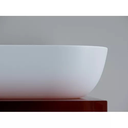 Умывальник чаша Ceramica Nova накладная (Белый Матовый) Element 455*325*135мм, Выбрать цвет: Белый, изображение 5