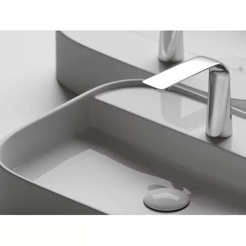 Умывальник чаша Ceramica Nova накладная прямоугольная Element 550*450*110мм, изображение 6