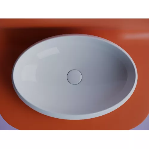 Ceramica Nova Умывальник чаша накладная овальная Element 560*390*150мм, изображение 5
