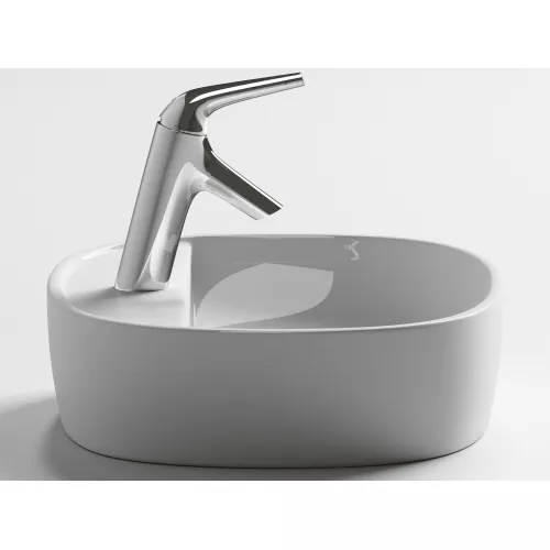 Умывальник Ceramica Nova накладной Element 500*380*120мм, с плоскостью под смеситель, Ширина , в см: 50, изображение 6