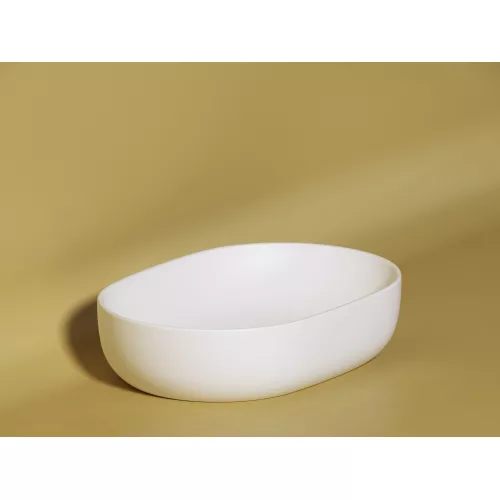 Умывальник чаша Ceramica Nova накладная овальная (цвет Белый Матовый) Element 600*415*135мм, Выбрать цвет: Белый матовый, изображение 6
