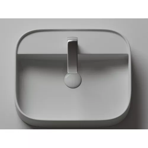 Умывальник чаша Ceramica Nova накладная прямоугольная Element 550*450*110мм, изображение 7