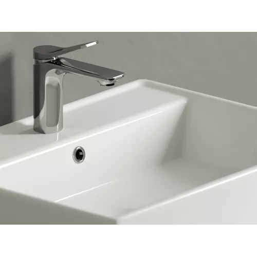 Умывальник чаша Ceramica Nova накладная прямоугольная Element 590*450*160мм, Ширина , в см: 59, изображение 8