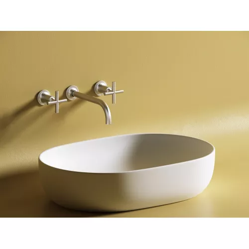 Умывальник чаша Ceramica Nova накладная овальная (цвет Белый Матовый) Element 600*415*135мм, Выбрать цвет: Белый матовый, изображение 8
