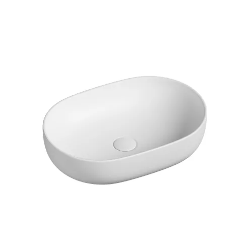 Умывальник чаша Ceramica Nova накладная овальная (цвет Белый Матовый) Element 600*415*135мм, Выбрать цвет: Белый матовый