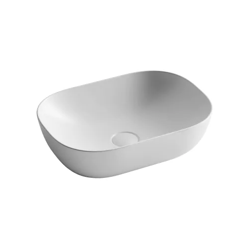 Умывальник чаша Ceramica Nova накладная (Белый Матовый) Element 455*325*135мм, Выбрать цвет: Белый, изображение 8