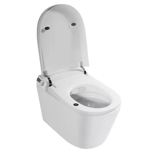 Электронный унитаз-биде ABBER Bequem AC1119S подвесной белый, изображение 11