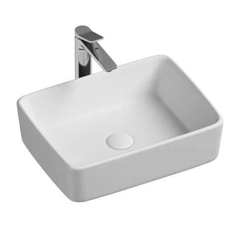Умывальник чаша Ceramica Nova накладная прямоугольная Element 480*370*130мм