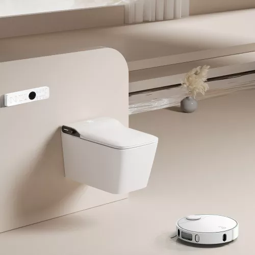 Электронный унитаз-биде ABBER Rechteck AC1215S подвесной белый, изображение 3