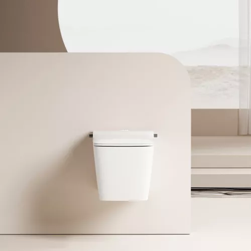 Электронный унитаз-биде ABBER Rechteck AC1215S подвесной белый, изображение 5