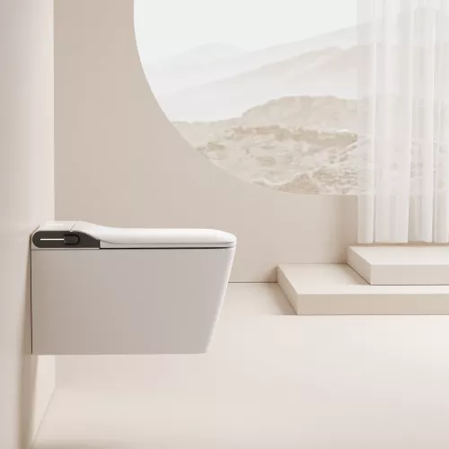 Электронный унитаз-биде ABBER Rechteck AC1215S подвесной белый, изображение 4