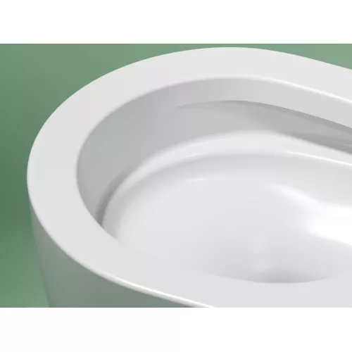 Подвесной унитаз Ceramica Nova Modena  Rimless (цвет Белый Матовый), Выбрать цвет: Белый матовый, изображение 10