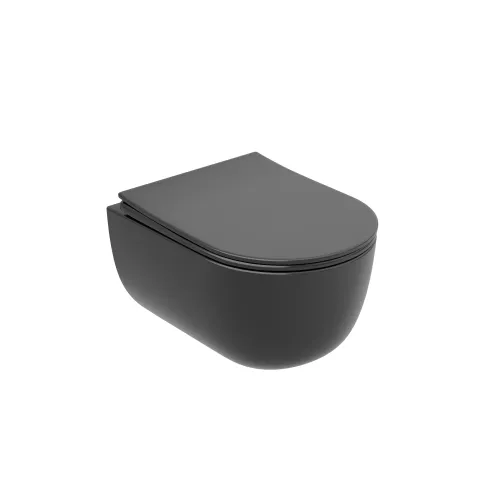 Подвесной унитаз Ceramica Nova Modena  Rimless (цвет Темный Антрацит Матовый),, Выбрать цвет: Темный антрацит матовый, изображение 11