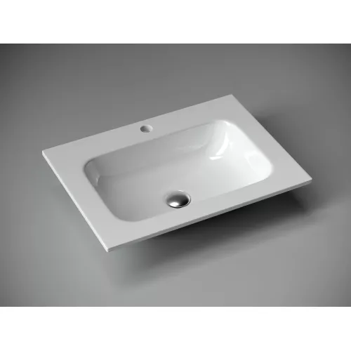Санфаянс: Раковина накладная Ceramica Nova Grace с отверстием под смеситель 610*457*137 мм 1 в магазине Акватория