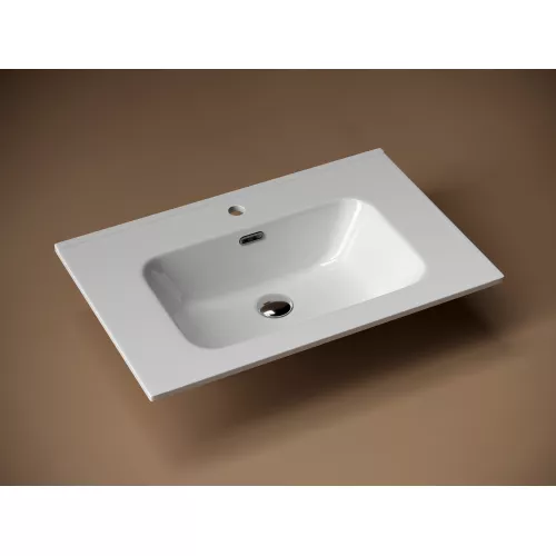 Умывальник Ceramica Nova накладной прямоугольный Element 710*465*180мм, Ширина , в см: 71, Выбрать цвет: Белый