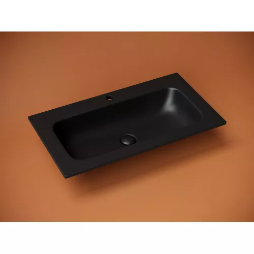 Раковина накладная Ceramica Nova Grace c отверстием под смеситель, 810*457*137мм, Ширина , в см: 81, Выбрать цвет: Черный