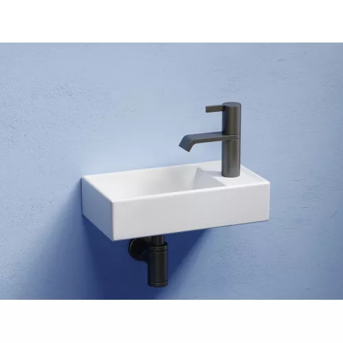 Умывальник подвесной Ceramica Nova L/R, Element 407*217*100, Выбрать цвет: Белый, Ориентация: левая, изображение 2