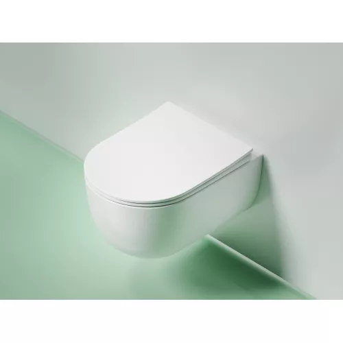 Санфаянс: Подвесной унитаз Ceramica Nova Modena  Rimless (цвет Белый Матовый) 1 в магазине Акватория