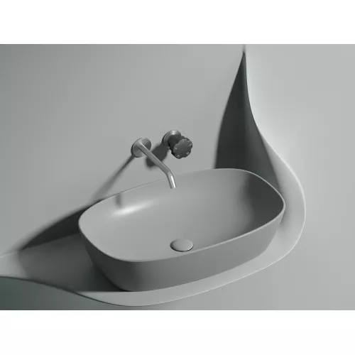 Санфаянс: Умывальник чаша Ceramica Nova накладная овальная (цвет Серый Матовый) Element 600*380*138мм 1 в магазине Акватория