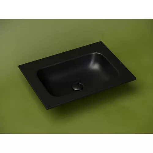 Раковина накладная Ceramica Nova Graceбез отверстия  под смеситель,  610*457*137мм, Ширина , в см: 61, Выбрать цвет: Черный