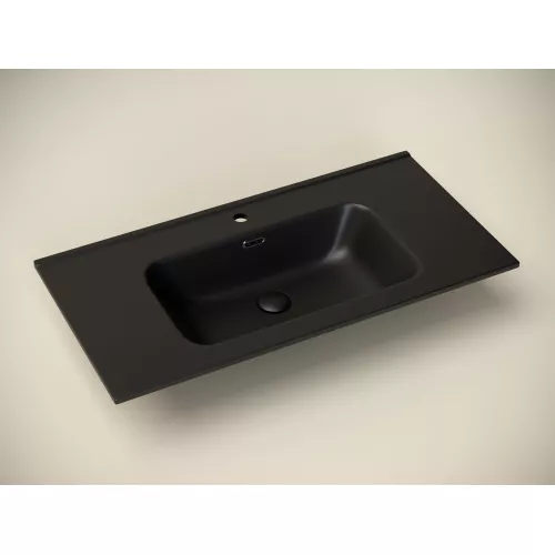 Умывальник Ceramica Nova  накладной прямоугольный (цвет Черный Матовый) Element 910*465*180мм, Ширина , в см: 91, Выбрать цвет: Черный