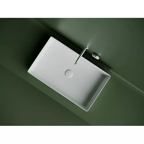 Раковина Ceramica Nova накладная прямоугольная 601*361*130, без перелива, цвет белый, арт. CN6070, Выбрать цвет: Белый, изображение 2