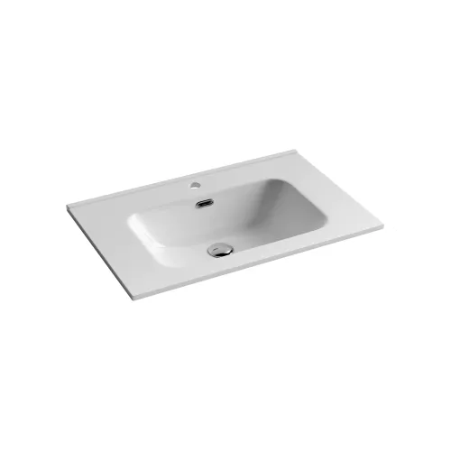 Умывальник Ceramica Nova накладной прямоугольный Element 710*465*180мм, Ширина , в см: 71, Выбрать цвет: Белый, изображение 2