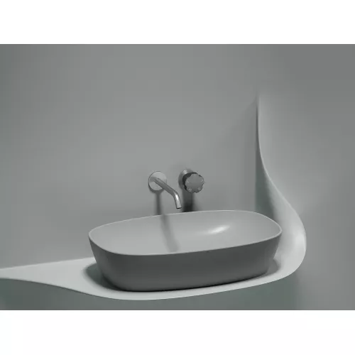 Умывальник чаша Ceramica Nova накладная овальная (цвет Серый Матовый) Element 600*380*138мм, Выбрать цвет: Серый матовый, изображение 2