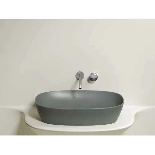Умывальник чаша Ceramica Nova накладная овальная (цвет Антрацит Матовый) Element 600*380*138мм, Выбрать цвет: Антрацит матовый, изображение 2