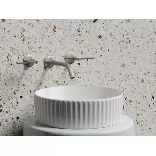 Умывальник чаша Ceramica Nova  накладная круглая (цвет Белый Матовый) Element 360*360*115мм, Выбрать цвет: Белый матовый, изображение 2