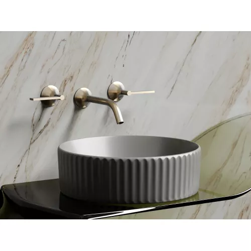 Умывальник чаша Ceramica Nova накладная круглая (цвет Антрацит Матовый) Element 360*360*115мм, Выбрать цвет: Антрацит матовый, изображение 2