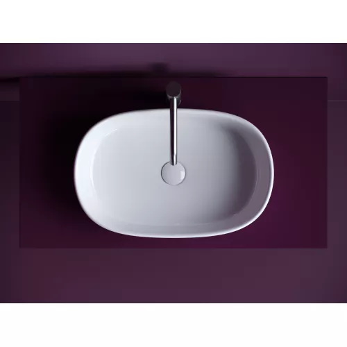 Раковина Ceramica Nova накладная 561*359*149, без перелива, изображение 3