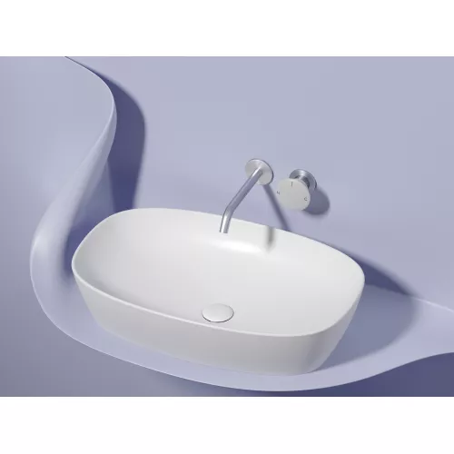 Умывальник чаша Ceramica Nova накладная овальная (цвет Белый Матовый) Element 600*380*138мм, Выбрать цвет: Белый матовый, изображение 2