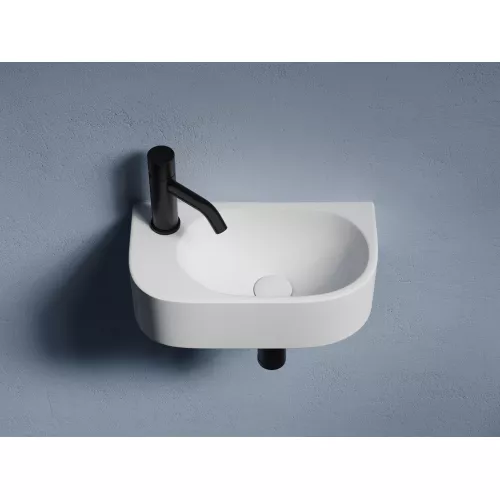 Умывальник Ceramica Nova подвесной прямоугольный L/R Element 408*223*110мм, Ориентация: правая, изображение 3