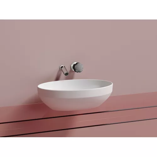 Умывальник чаша Ceramica Nova накладная овальная (цвет Белый Матовый) Element 502*363*145мм, Выбрать цвет: Белый матовый, изображение 3