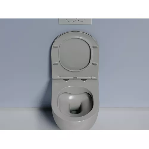 Подвесной унитаз Ceramica Nova Modena  Rimless (цвет Антрацит Матовый),, Выбрать цвет: Антрацит матовый, изображение 7