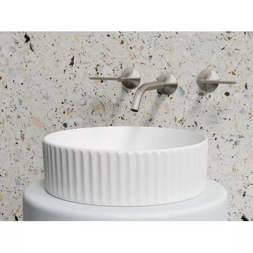 Умывальник чаша Ceramica Nova  накладная круглая (цвет Белый Матовый) Element 360*360*115мм, Выбрать цвет: Белый матовый, изображение 3